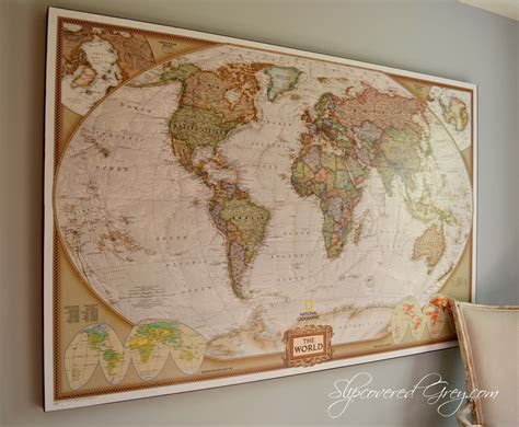 World Map Wall Art - ANG and JOEY