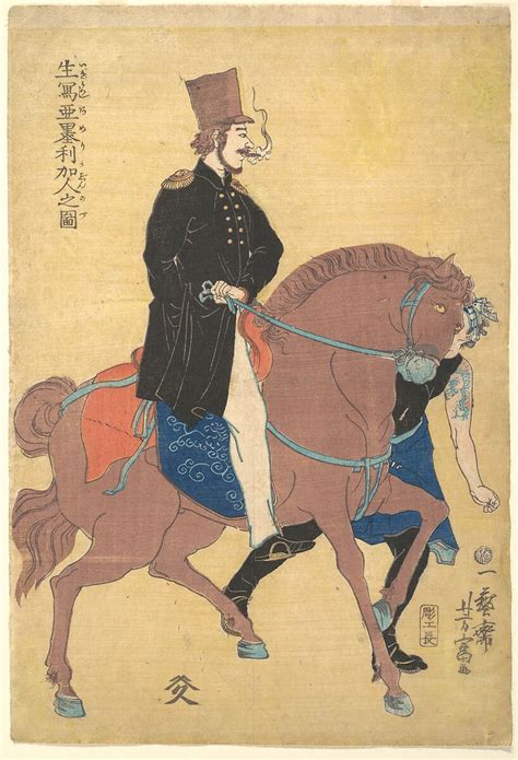 Utagawa Yoshitomi | An American Drawn from Life | Japan | Edo period ...