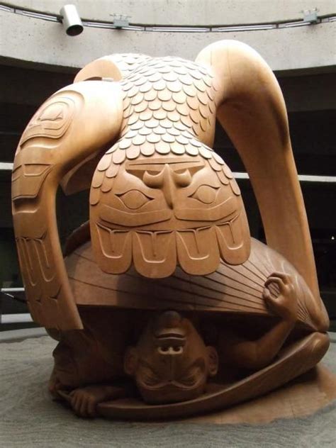 Haida carving...bill Reid in Vancouver airport | Pacific northwest art ...