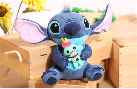 Hot Kawaii Disney Stitch Plush Doll Toys Anime Lilo & Stitch Stuffed Doll Cute Stich Plush Doll ...