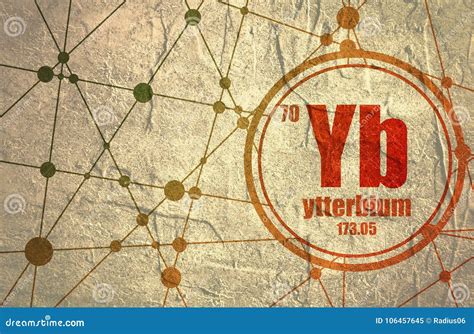 Ytterbium Chemical Element. Stock Illustration - Illustration of ...