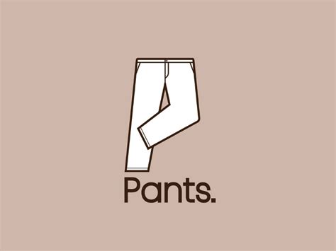 Pants logo design idea by Adi Krisdian on Dribbble