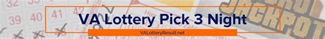 VA Lottery Pick 3 Night Results | Check Your Latest Winning Numbers