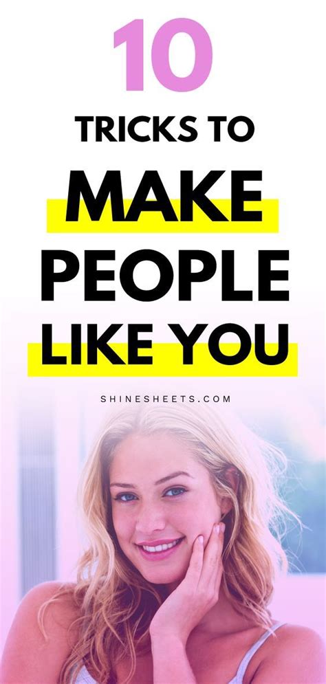 How To Make People Like You - Instantly! | How to be likeable, People ...