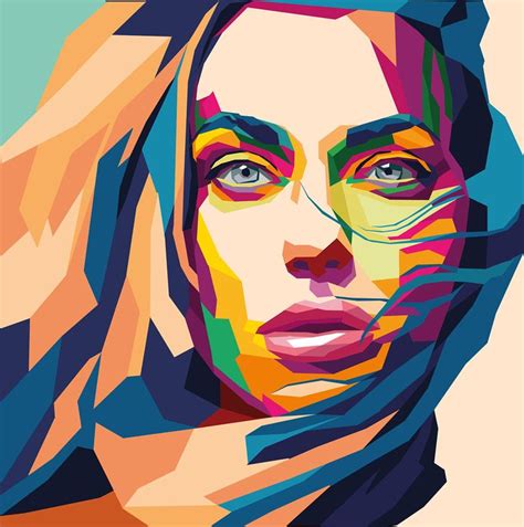 S L A V A on Behance | Pop art portraits, Portrait art, Wpap art