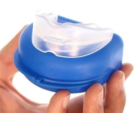 Silicone Stop Snoring Anti Snore Mouthpiece Apnea Guard Bruxism Tray Sleeping Aid Mouthguard ...