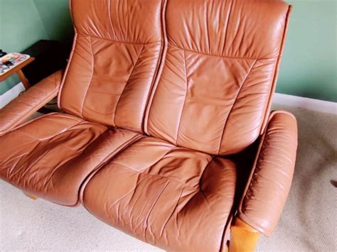 Ekornes Stressless Leather Reclining 2 Seater Sofa | eBay