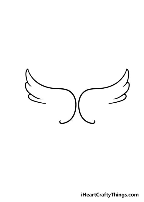 Angel Wings Drawing - How To Draw Angel Wings Step By Step