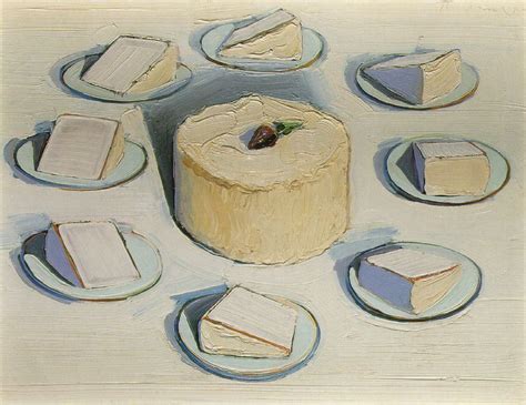 Cakes (1963) by Wayne Thiebaud – Artchive