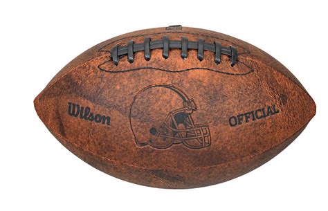 Cleveland Browns 9" Throwback Football Vintage logo - QB54