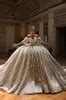 Stunning 2023 Dubai Sparkly Ballgown Wedding Dress With Full Lace ...