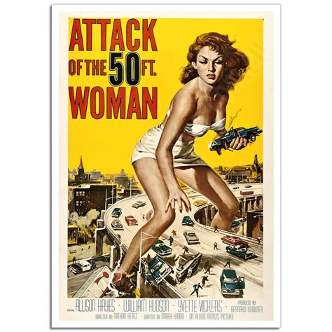 Attack of the 50 Foot Woman | Retro Movie Poster | Just Posters