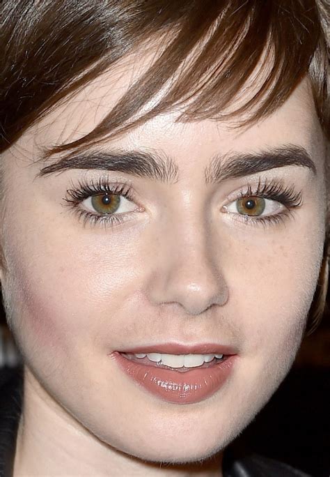 Close-up of Lily Collins at the 2015 LA Film Festival. | Silver hair ...