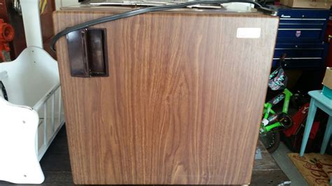 Sanyo wood grain look mini fridge SR-172X for Sale in Humble, TX - OfferUp