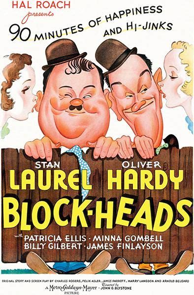 Block-Heads - Laurel & Hardy - 1938 - Movie Poster | Laurel and hardy movies, Laurel and hardy ...