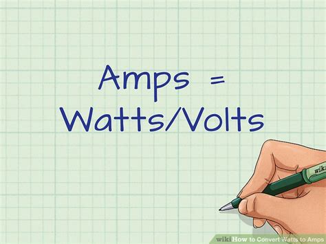 3 Ways to Convert Watts to Amps - wikiHow