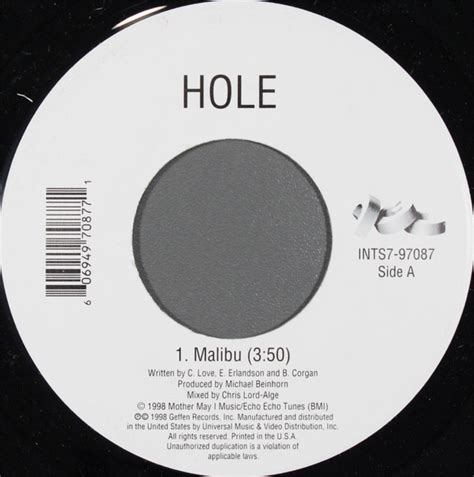 Hole - Malibu (1998, Vinyl) | Discogs