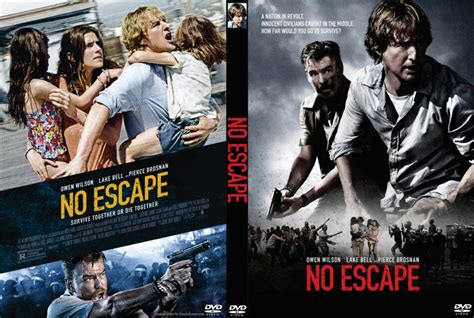 No Escape DVD Cover (2015) R0 Custom Art