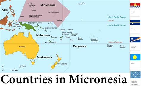 List of Countries in Micronesia – Countryaah.com