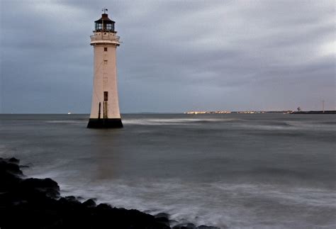 New Brighton Lighthouse at Night - Ed O'Keeffe Photography