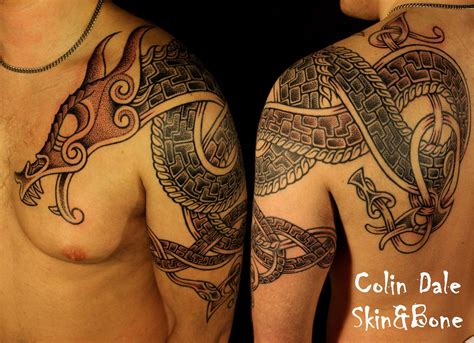 nordic dragon tattoos - Google-søgning | jerem tatoo | Tatouage dragon, Tatouage et Tatouage viking