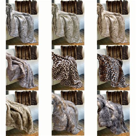 Luxury Faux Fur Animal Throw Rug | Animal throws, Throw rugs, Faux fur throw