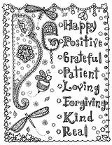 INSTANT DOWNLOAD BE Coloring Page Crafting Scrapbooking You  sketch template