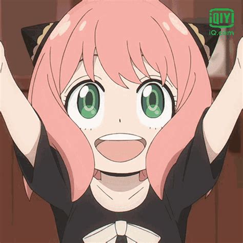 Pink Hair Anime Girl Anya GIF - Pink Hair Anime Girl Anya Anya Forger ...