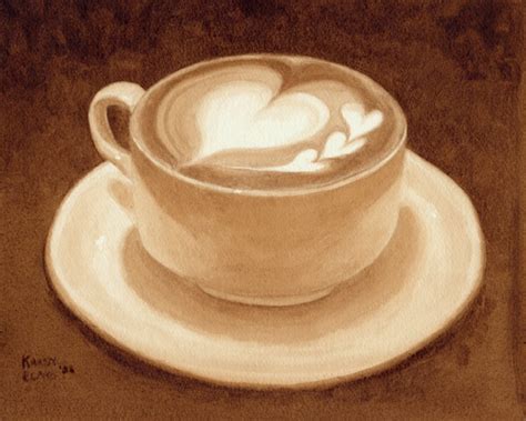 Kaffee-Kunst, Herz Latte, bemalt mit nur Kaffee, Latte Kunst, Latte, Herz, Espresso, Liebe - Etsy.de