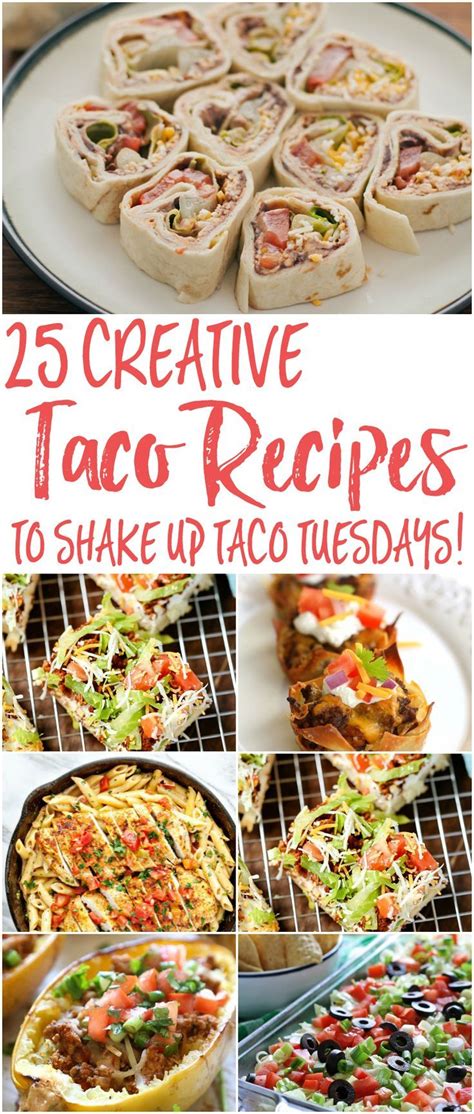 Creative Ways to Shake Up Taco Tuesday! | Recipes, Taco dinner, Taco ...