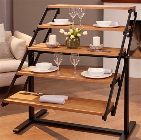 This Amazing Shelf Transforms Into A Dining Table And It's Basically Magic | Space saving dining ...