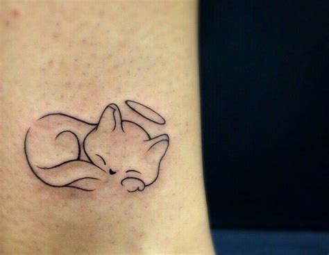 cat angel | Kitten tattoo, Cute cat tattoo, Cat tattoo designs