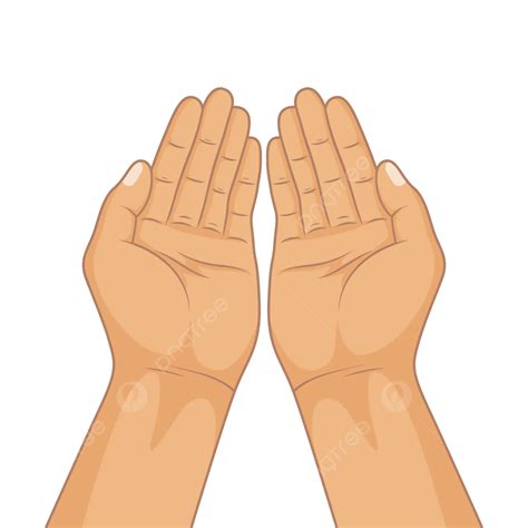Hands Raised Or Praying Vector, Hands Raised Or Praying, Pray, Hand PNG and Vector with ...