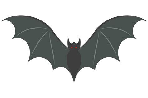 scary bat halloween, creepy bats ghost 26823287 Vector Art at Vecteezy