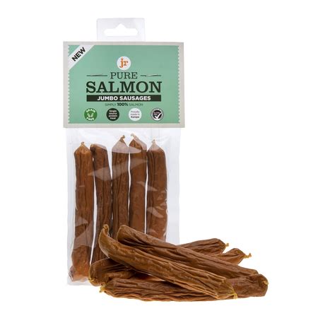 JR Pet Products Pure Salmon Jumbo Sausages 5 Pack | Millie's Paws