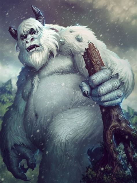 Concept Art by Jon Neimeister | Monster artwork, Yeti, Concept art