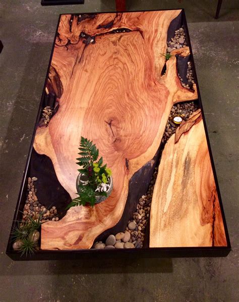 sequoia-santa-fe-coffee-rustic | Resin furniture, Amazing resin, Wood table