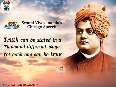 On 11th Sept 1893 Swami Vivekananda delivered his epochal speech in the world's religions ...