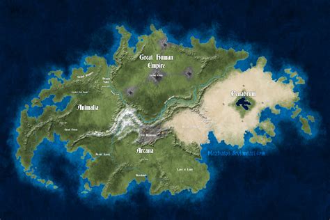 Super Continent Map by Blazbaros on DeviantArt