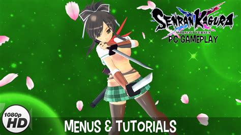 SENRAN KAGURA SHINOVI VERSUS - PC Gameplay - Menus & Tutorials - YouTube