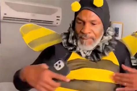 Mike Tyson dresses up in giant bumblebee costume - and it leaves him ...