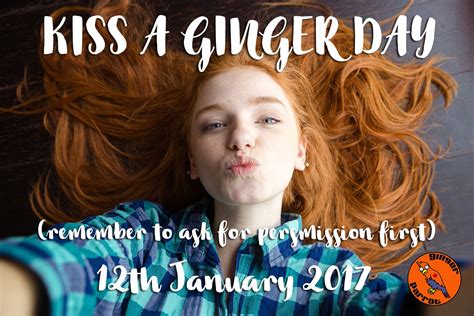 Happy Kiss A Ginger Day: 12th January 2017 | Ginger Parrot