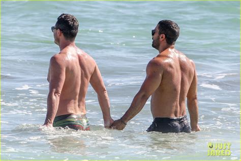 Luke Evans & Boyfriend Victor Turpin Bare Their Shirtless Bodies, Look ...