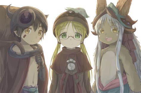 Made in Abyss HD Wallpaper: Riko, Regu, and Nanachi