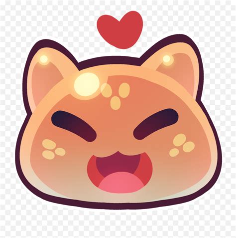 A Pair Of Fat Cat Emojis In The Slime Rancher - Cute Emoji For Discord ...