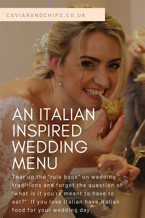 Italian Inspired Wedding Menu | Delicious Pasta, Salads, and Tiramisu