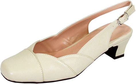 Peerage Eve Women's Wide Width Low Heel Dress Slingback Pumps: Amazon ...