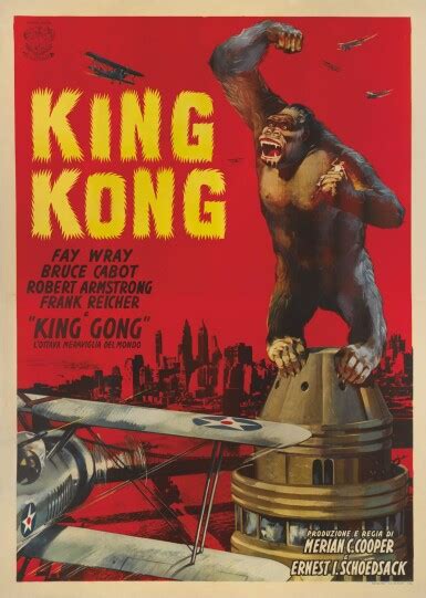 KING KONG (1933), ITALIAN RE-RELEASE POSTER, 1961 | Original Film Posters Online | 2020 | Sotheby's