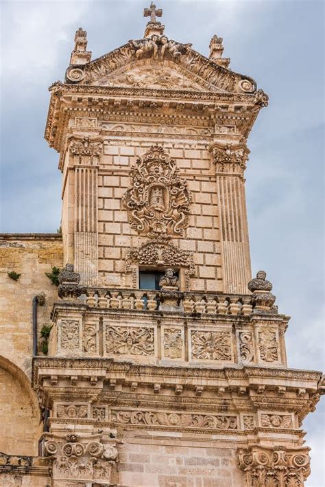 Facade of Sassari Cathedral Stock Photo - Image of historical, historic ...