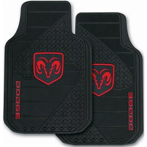 Plasticolor 1599R25 001599 Dodge Ram Logo Floor Mats Gray - Walmart.com - Walmart.com